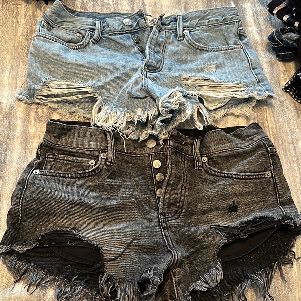 2 Free People shorts